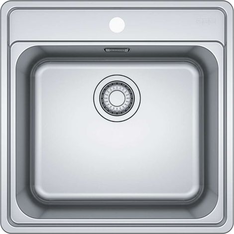 Franke Bell - Fregadero BCX 210-51, 51x51 cm, acero inoxidable 127.0738.576 (1/3)