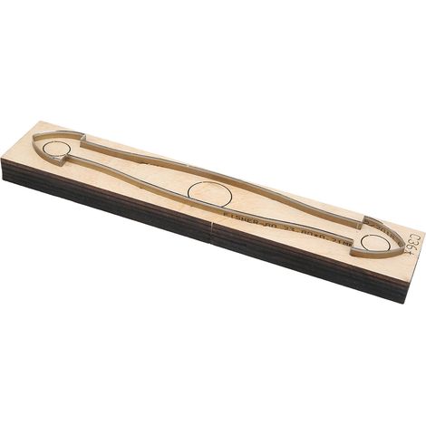 Matrices de découpe pour cuir et métal, pour des coupes nettes et rapides, tranchantes et réutilisables, avec une base en bois, adaptées aux projets de bricolage. (1/5)