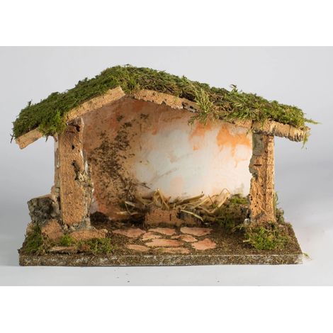 Capanna per presepe vuota 30 × 15 × H19 cm (1/2)