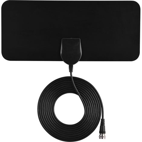 Antenne TV Numérique HD Interne Extra Fine avec Câble Coaxial de 1,4 Mètres (1/5)