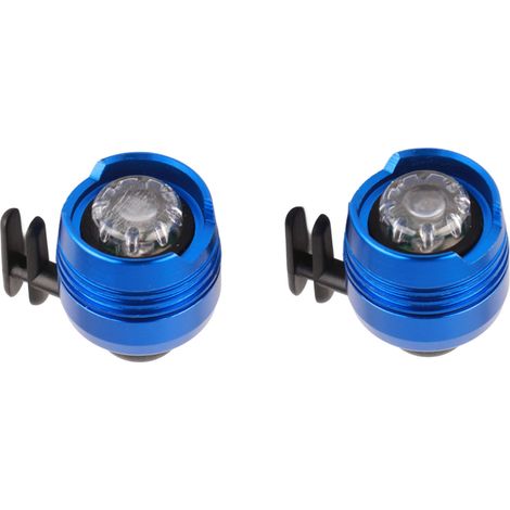 Lot de 2 lampes frontales pour chaussures, 3 modes d'éclairage, étanches IPX5, en alliage d'aluminium léger. (1/5)