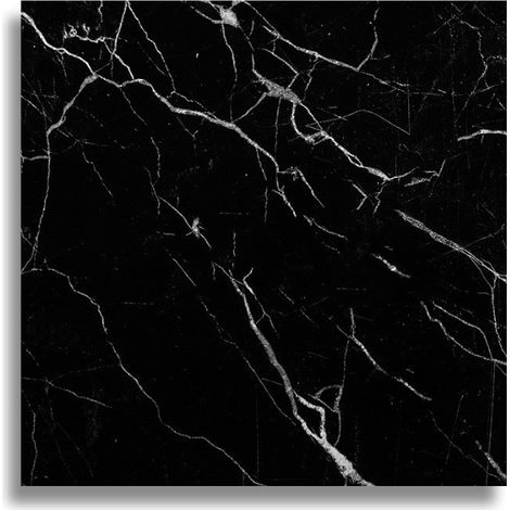 10 autocollants adhésifs pour carrelage en céramique, imitation marbre noir 30 (1/5)