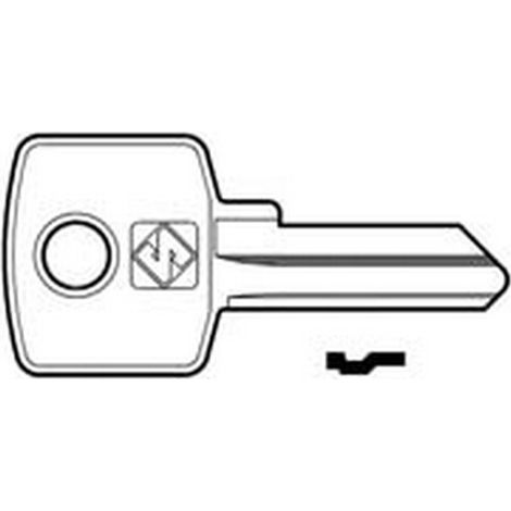 20PZ CHIAVI PER CILINDRI CAS-CISMA 4 SPINE PICCOLE CIS2 IN ACC. NICH. - CIS2 DX
