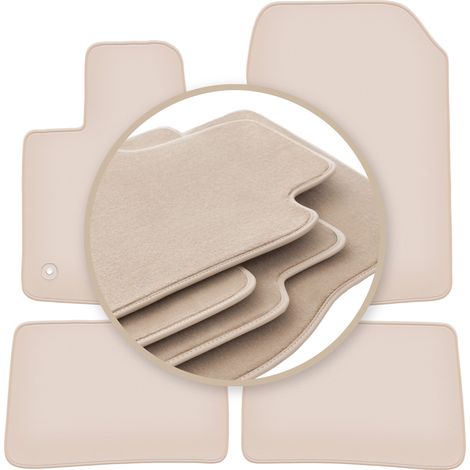 Tapis beiges PREMIUM pour : Renault Twingo II berline 2007-2014 (1/5)