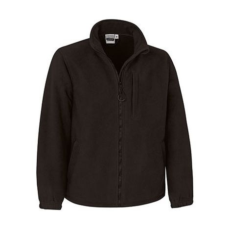 Chaqueta polar de doble densidad de cierre frontal Warrior VALENTO XL Negro