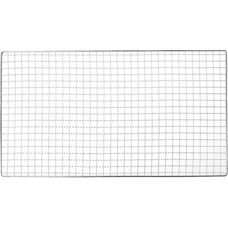 Grille De Barbecue En Métal Robuste De 25 X 40 CM Pour En Extérieur (1/4)