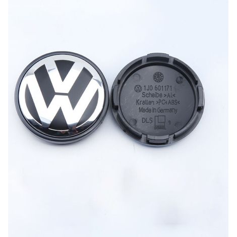 4-teiliger Standard-Radkappensatz (56 mm) für Volkswagen, Felgenkappen mit Fahrzeuglogo, Tuning-Zubehör für Autofelgen (1/4)