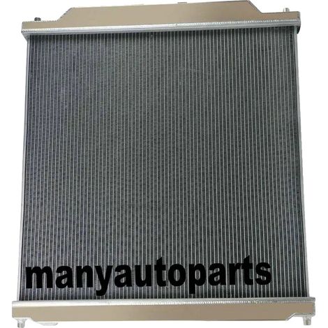 Radiador de aluminio, compatible con motores Ford Powerstroke 6.0L de 2003 a 2007, compatible con F250, F350 y F450, eficiencia de enfriamiento mejorada. (1/4)