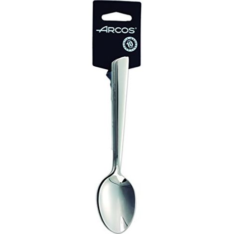 Set di cucchiai da dessert Arcos Toscana 574400 monoblocco di un pezzo di acciaio inox 18/10, di 3 pezzi e foglia di 18 cm in esposizione