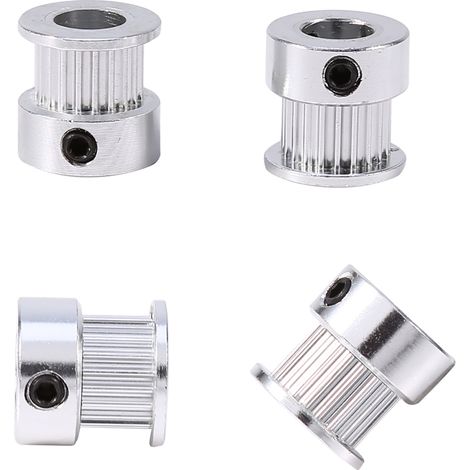Poulie synchrone 2GT-20, 6 mm de large, 8 mm de diamètre intérieur, 16 mm de haut, standard. (1/5)