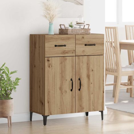 Aparador Roble artisan 69,5 x 34 x 90 cm Madera de ingeniería (1/4)
