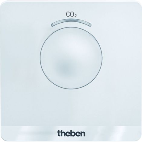 Indicateur de CO2 blanc dans l'air ambiant pose en saillie raccordement via USB Amun 716 THEBEN (1/2)