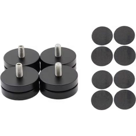 45-mm-M8-Füße aus Aluminiumlegierung für Audioverstärker, CD-Player, DACs und Lautsprecher. Hochwertige Bassdämpfer. (1/5)