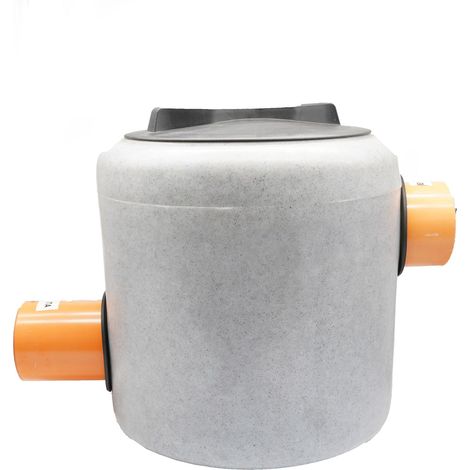 Pozzetto prelievi fiscali 50 tondo liscio altezza 465 mm. diam. 430 mm. + attacchi (1/4)