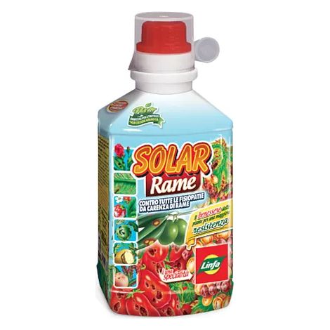 Solar Rame Linfa 1200 ml: Concime Liquido contro Carenze di Rame