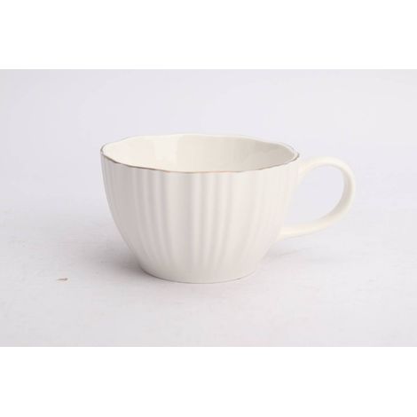 Ciotola per la colazione daphné 395 ml bianca - Atmosphera créateur d'intérieur