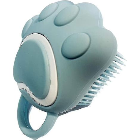 Brosse de bain pour chien, brosse pour animaux, bloc de nettoyage et d'élimination des poils (1/4)