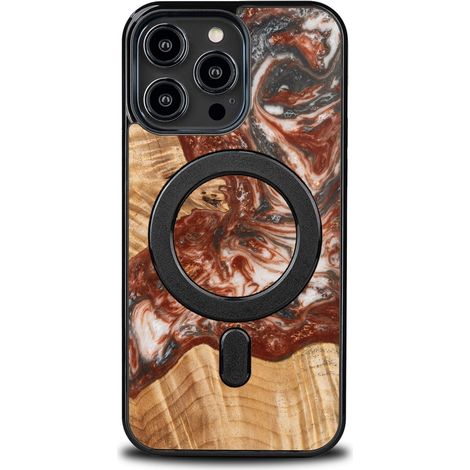 Funda única Bewood para iPhone 15 Pro Max - Planetas - Venus con MagSafe (1/5)