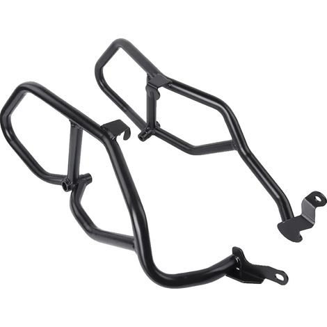 Barras de protección del motor, acero inoxidable duradero, ajuste preciso, color negro. (1/2)