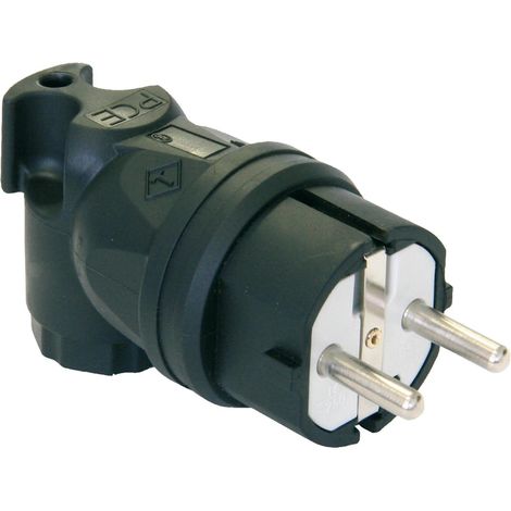 enchufe pce angle plug goma integral ip44