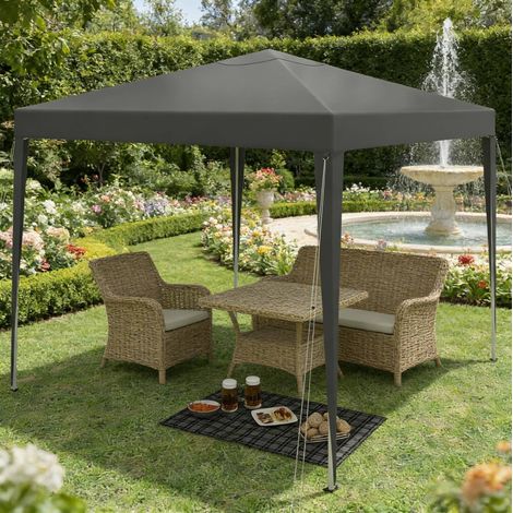 Faltpavillon 3x3 m höhenverstellbar wasserdicht OKMYHOME (1/5)