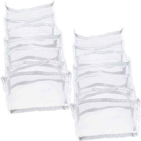 Organisateur de chaussettes et sous-vêtements - Organisateur de placard pliable en 2 pièces pour sous-vêtements, chaussettes, cravates, ceintures et autres accessoires (1/5)