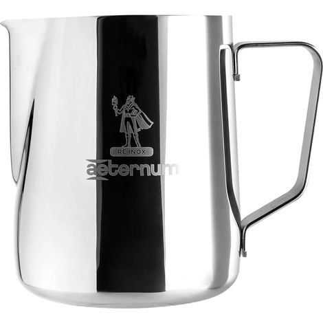 Bricco Latte Professionale Aeternum La Divina 350ml in Acciaio Inox 18/10 con Beccuccio Salvagoccia (1/4)