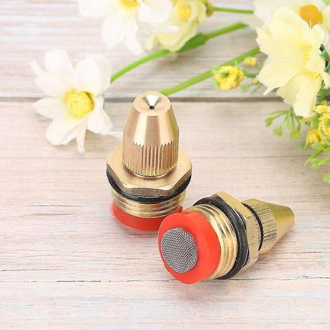 2Pcs G1/2 DN15 Brass Adjustable Micro Sprinkler Nozzles (1/3)