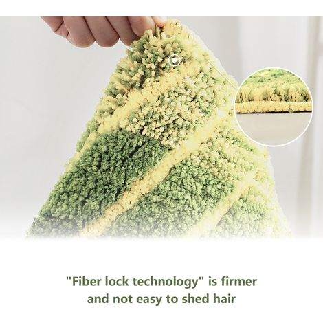 Tapis de sol antidérapant en forme de feuille pour l'entrée, le salon et la chambre à coucher. Accessoires pour la maison. (1/5)