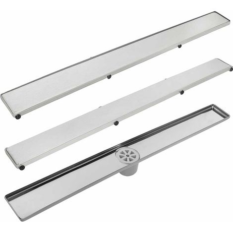 Canal de Ducha Slim Sifonada Inox 316L DUO Reversible – Varias Medidas (500 a 1000 mm) Tamaño: 60 cm