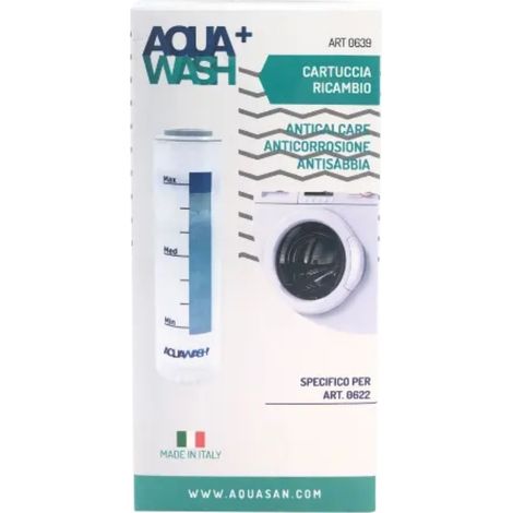 Cartuccia AquaWash+ AntiCalcare,AntiCorrosione,AntiSabbia