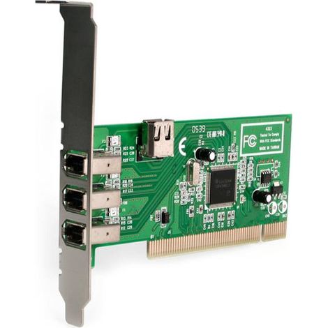 Controladora Pci Startech Firewire 400 4P (3Ext + 1Int) (1/5)