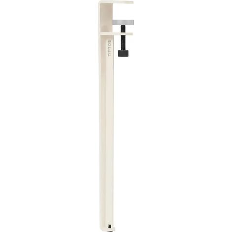 [NEUWERTIG] B-Ware Tip Toe Couchtischbein Bankbein Tischbein Cremeweiß Universell Stahl 43cm 1 Stück