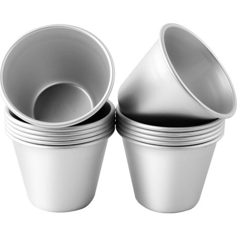 12 moules à pudding en aluminium pour la cuisson des gâteaux (1/5)
