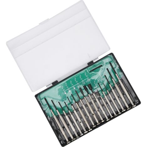 Jeu de 18 tournevis de précision, acier chrome-vanadium, kit démontage pour réparation smartphone et montre (1/5)