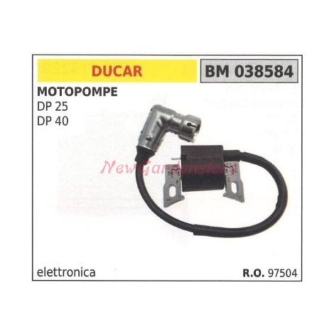 Bobina de encendido DUCAR para DP 25 DP 40 MOTOPOMPE 038584