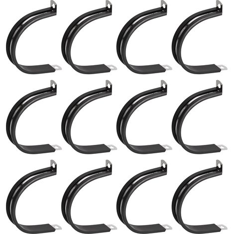 12pcs 50mm Collier de Serrage 304 Inox Acier Attache Grillage (1/4)