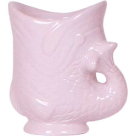 Cache-pot Décoratif en Céramique Design Poisson pour Petites Plantes et Succulentes Rose 6 cm - PANGIVO (1/5)