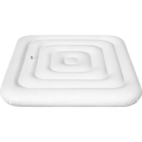 Couverture spa gonflable carrée 135 cm – Valve gonflage/dégonflage rapide – PVC épais – Protection (1/4)