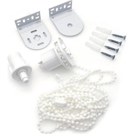 Soportes de montaje metálicos para estores enrollables de 32 mm，herrajes laterales Estor enrollable (1/5)