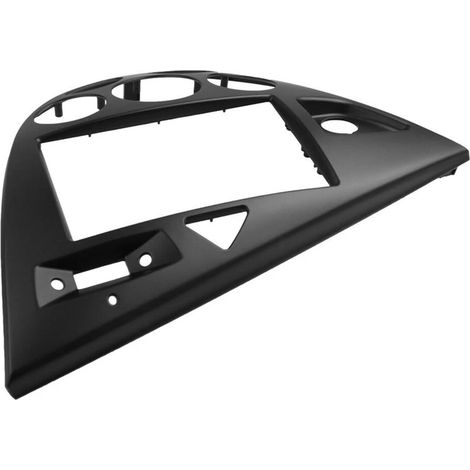 Suitable for Ford European version Fiesta and Focus audio-visual modification frame and navigation panel, black and gray color scheme (1/4)