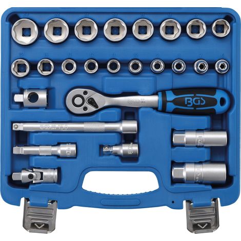 Coffret de Douilles à profil ondulé 10 mm (3/8") 26 pièces BGS (1/5)