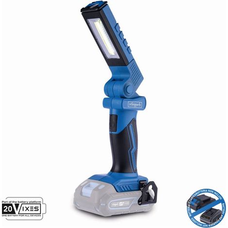 Lampada da lavoro a led 300 lumen 20v senza batteria ixes Scheppach c-wl20-x