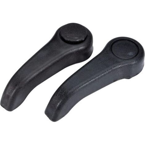 Black Front Seat Adjustment Handles for Renault Clio 2 Twingo 1 7701209658 7701470827 (1/5)