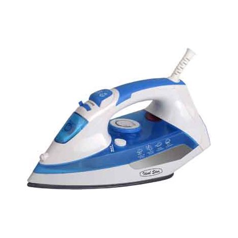 FERRO DA STIRO A VAPORE CON PIASTRA IN CERAMICA 'BI203' IDEAL STAR 1800-2200 Watt - IDEAL STAR
