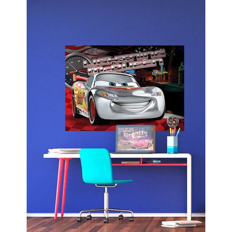 Poster XXL intisse Ligtning McQueen Cars Disney 155X115 CM (1/3)
