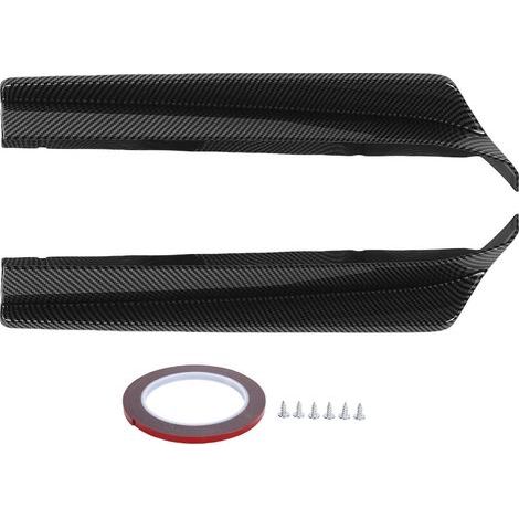 2 pièces diffuseur latéral de pare-chocs arrière gauche droite léger facile à installer remplacement pour Impreza WRX STI VA 2015-2021 Style fibre de carbone. (1/5)