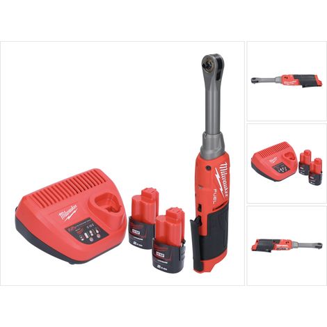 Milwaukee M12 FHIR14LR-202 Llave de carraca de alta velocidad con batería 12 V 47 Nm 1/4" sin escobillas + 2 baterías de 2,0 Ah + cargador (1/5)