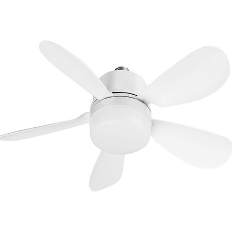 Deckenventilator mit Beleuchtung und Fernbedienung, E27-Lampe, dimmbarer LED-Deckenventilator mit Timing-Funktion, 5 Lampen, 3 Lampen, für Salon, Büro (1/4)