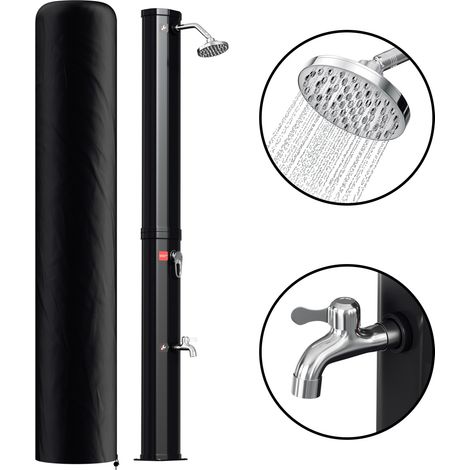 Randaco 35L Solardusche mit Schutzhülle – Wettergeschützte Außendusche für Garten & Pool